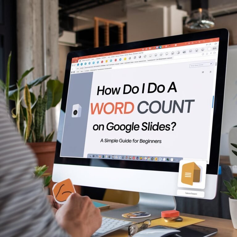 How Do I Do a Word Count on Google Slides